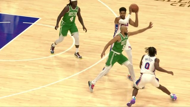 【2023年10月12日 凯尔特人vs76人集锦】突出一个自信 马克西超远三分接球就扔干脆利落