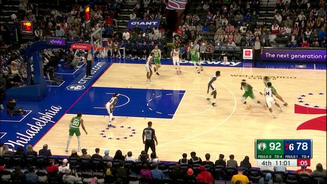 【2023年10月12日 凯尔特人vs76人集锦】相同剧本再来一次！奎塔空中暴扣动作行云流水