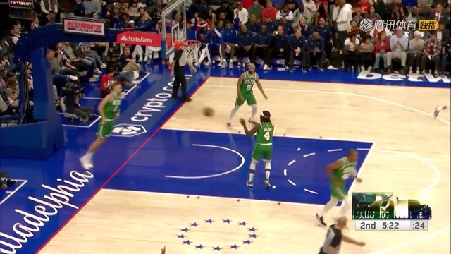 【2023年10月12日 凯尔特人vs76人集锦】NBA：双探花&登帝缺阵 绿军双杀76人
