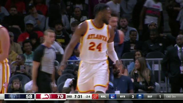 【2023年10月13日 灰熊vs老鹰集锦】展示天赋！罗迪收到阿尔达马助攻空切接球单手劈扣