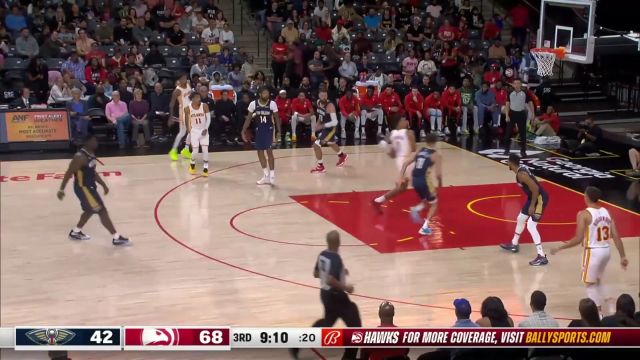 【2023年10月15日 鹈鹕vs老鹰集锦】要说会玩儿还得是杨少侠 特雷-杨将不看人传球提升到了新高度