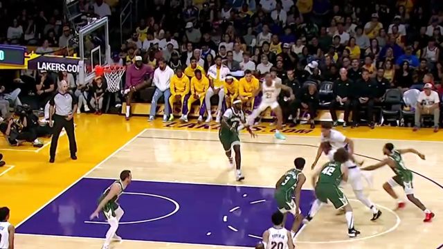 【2023年10月16日 雄鹿vs湖人集锦】NBA：利拉德字母哥首次联手率队击败湖人