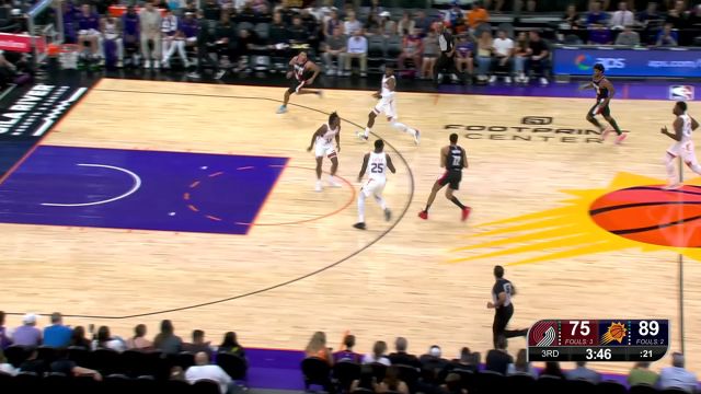 【2023年10月17日 开拓者vs太阳集锦】快刀斩乱麻！奥科吉夹缝抢断疾驰暴扣一条龙