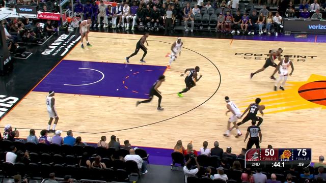 【2023年10月17日 开拓者vs太阳集锦】亨德森死亡缠绕鬼手抢断 穆雷风驰电掣飞身重扣势大力沉