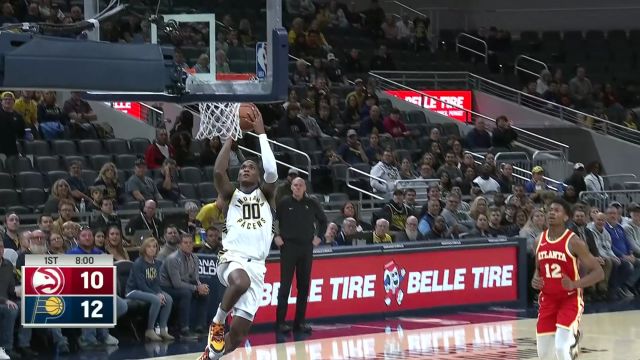 【2023年10月17日 老鹰vs步行者集锦】眼里只有篮筐！马图林持球一条龙快攻双手暴扣展示天赋