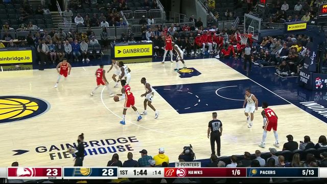 【2023年10月17日 老鹰vs步行者集锦】默契连线！费尔南多收到博格达诺维奇助攻空切扣篮收下2分