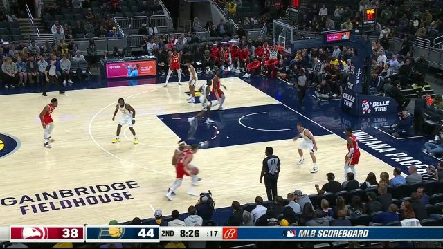 【2023年10月17日 老鹰vs步行者集锦】送上麻辣火锅！博格达诺维奇的突破上篮被布朗无情封盖