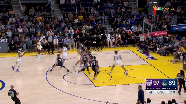 【2023年10月19日 国王vs勇士集锦】彻底点燃主场氛围！穆迪突破分球特雷斯-杰克逊-戴维斯空切暴扣再添2分