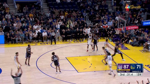 【2023年10月19日 国王vs勇士集锦】老将的绝对经验！保罗面对福克斯高难度三分自信出手精准命中