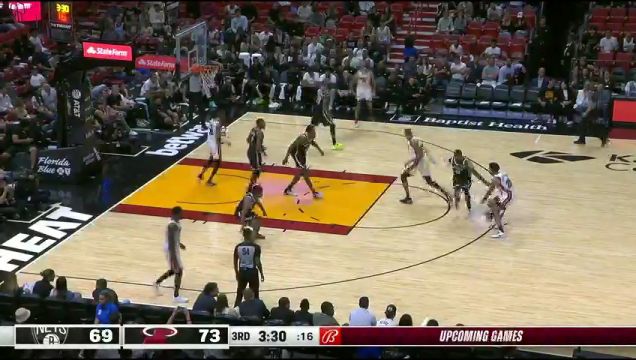 【2023年10月19日】篮网vs热火英文原声全场回放