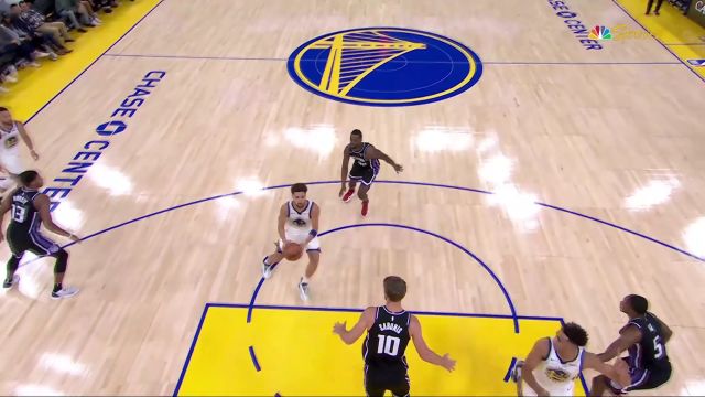 【2023年10月19日 国王vs勇士集锦】不只是投手！汤普森突破分球妙传特雷斯空接暴扣