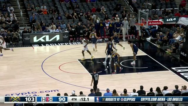 【2023年10月20日 掘金vs快船集锦】掘金103-90快船 约老师25+14+8准三双掘金轻取快船