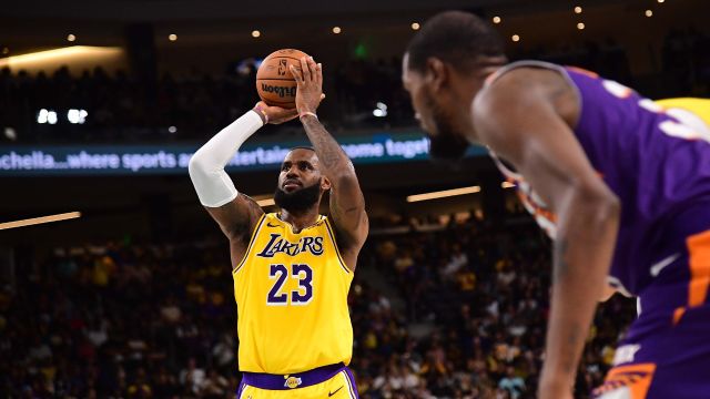 【2023年10月20日 太阳vs湖人集锦】太阳123-100湖人 詹姆斯杜兰特时隔五年再交手 太阳23分大胜湖人