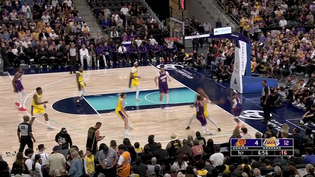 【2023年10月20日 太阳vs湖人集锦】捍卫湖人禁区！浓眉一夫当关五分钟四记封盖三次大帽努尔基奇