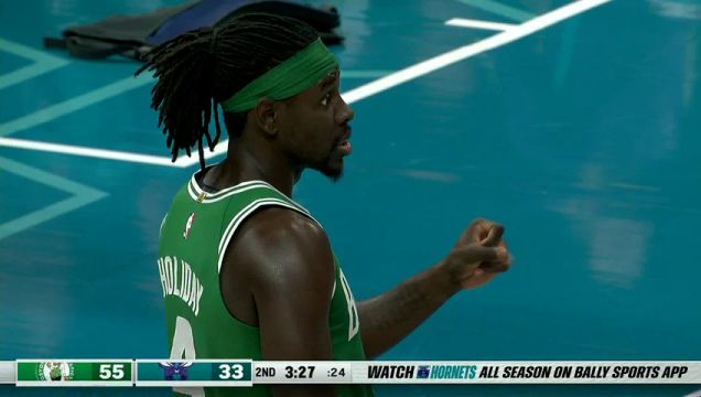 【2023年10月20日】凯尔特人vs黄蜂第2节英文原声回放