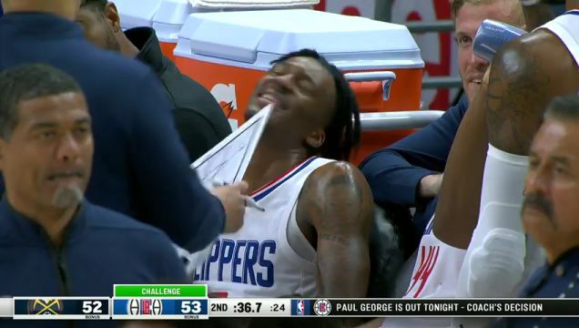 【2023年10月20日】掘金vs快船第2节英文原声回放