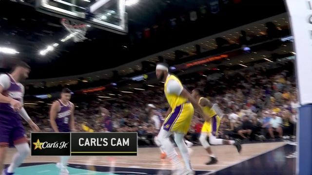 【2023年10月20日 太阳vs湖人集锦】默契值满分！拉塞尔小手一甩传助浓眉空接暴扣