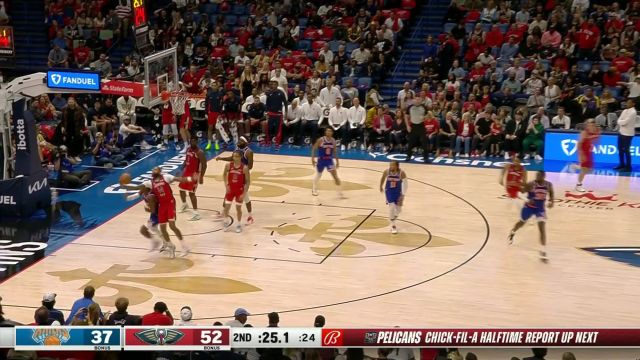 【2023年10月29日 尼克斯vs鹈鹕集锦】眼皮底下不容造次！罗宾逊巴掌大帽将泽勒拒之门外