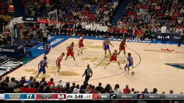 【2023年10月29日 尼克斯vs鹈鹕集锦】险些失误！锡安拖车跟进旱地拔葱双手炸扣