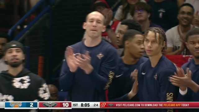 【2023年10月29日 尼克斯vs鹈鹕集锦】直接上大招！莺歌背身单打翻身中投手拿把攥