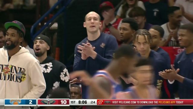 【2023年10月29日 尼克斯vs鹈鹕集锦】尼克斯vs鹈鹕五佳球 罗宾逊巴掌大帽遮天蔽日