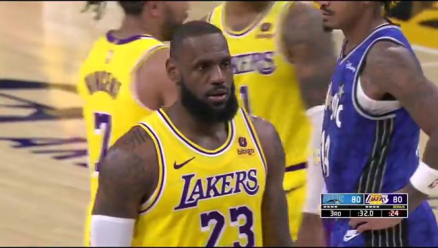 【2023年10月31日】魔术vs湖人第3节英文原声回放