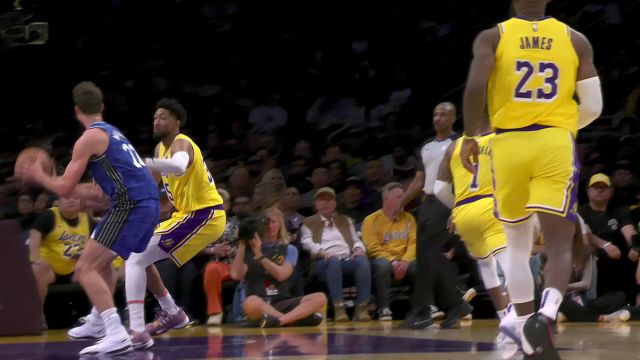 【2023年10月31日 魔术vs湖人集锦】伍德遮天大帽