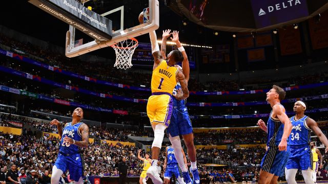 【2023年10月31日 魔术vs湖人集锦】魔术vs湖人五佳球 老詹风骚背传 拉塞尔隔扣班凯罗