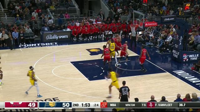 【2023年10月31日 公牛vs步行者集锦】攻防两端皆有建树！特纳拍马赶到追身封盖不讲情面