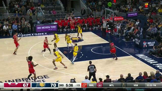 【2023年10月31日 公牛vs步行者集锦】默契值拉满！卡鲁索抡锤击地连线威廉姆斯干拔暴扣虐筐