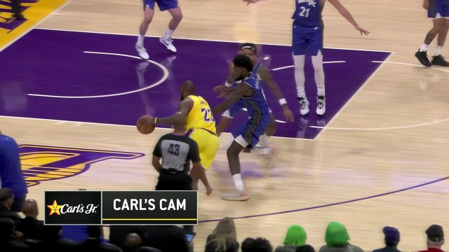 【2023年10月31日 魔术vs湖人集锦】开始发力！老詹末节发威连续突破