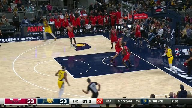 【2023年10月31日 公牛vs步行者集锦】得分手拿把攥！哈利伯顿争分夺秒一挑三上篮打进