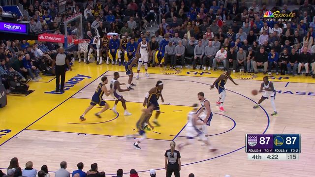 【2023年11月02日 国王vs勇士集锦】强硬表现拯救球队 萨博尼斯强打内线助球队反超比分