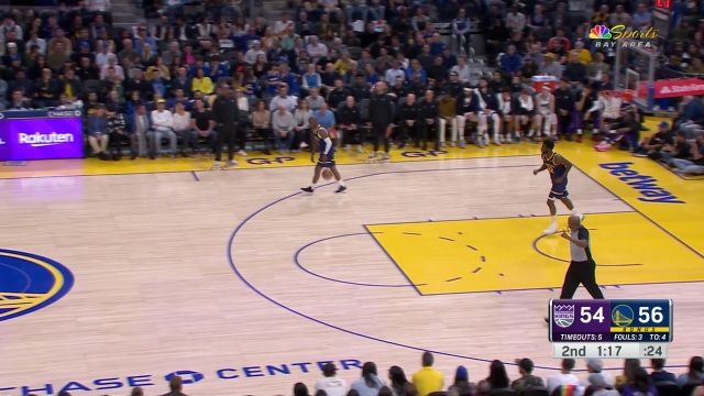 【2023年11月02日】NBA常规赛：国王vs勇士第2节英文原声回放