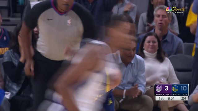 【2023年11月02日 国王vs勇士集锦】军训大中锋 库里犀利突破拉杆无惧萨博尼斯