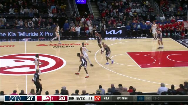 【2023年11月02日 奇才vs老鹰集锦】防守在哪里？奥孔古收到特雷-杨助攻空切扣篮再次打进