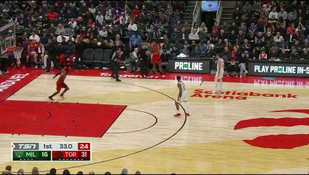 【2023年11月02日】雄鹿vs猛龙第1节中文解说回放