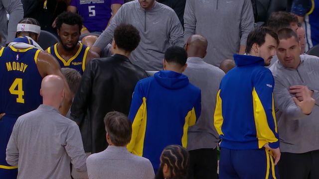 【2023年11月02日】NBA常规赛：国王vs勇士英文原声全场回放