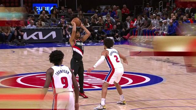 【2023年11月02日 开拓者vs活塞集锦】立刻回敬！格兰特转身虚晃戏耍斯图尔特怒取2+1