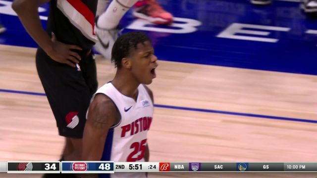 【2023年11月02日 开拓者vs活塞集锦】别管多高只管扔！汤普森弹簧起跳连续空接燃翻全场