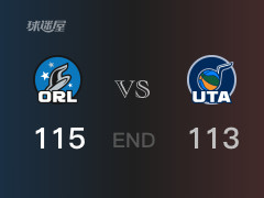 魔术vs爵士战况：马尔卡宁22分难阻爵士败给魔术