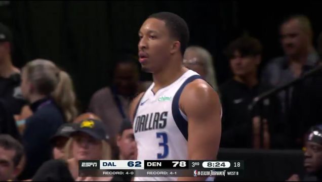 【2023年11月04日】独行侠vs掘金第3节英文原声回放