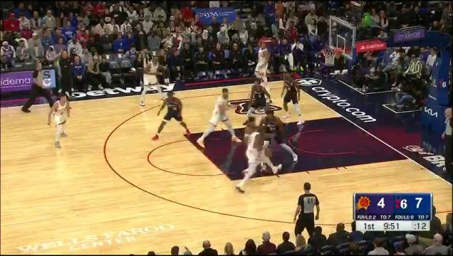 【2023年11月05日】太阳vs76人第1节英文原声回放