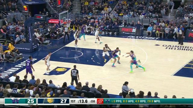 【2023年11月05日 黄蜂vs步行者集锦】小伙子前途无量！华盛顿旱地拔葱隔着双人暴力灌篮