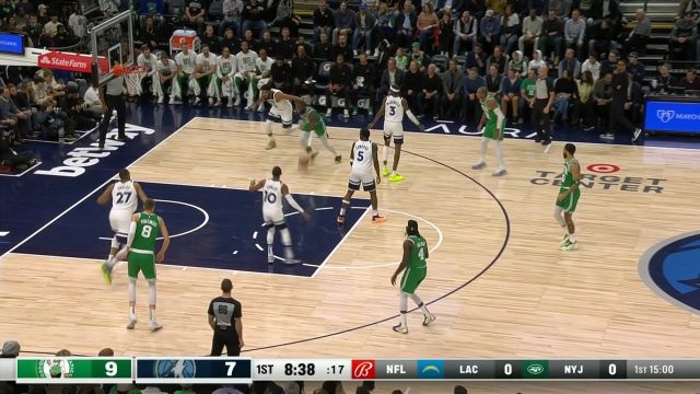 【2023年11月07日】凯尔特人vs森林狼第1节中文解说回放