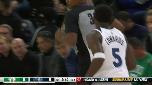 【2023年11月07日 凯尔特人vs森林狼集锦】披挂上阵！爱德华兹内外开花连取8分迫近分差