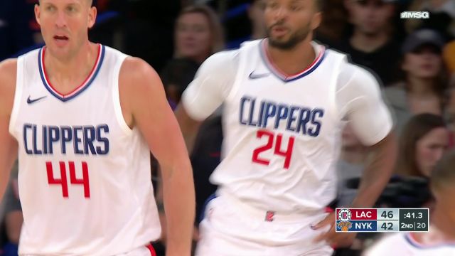 【2023年11月07日】NBA常规赛：快船vs尼克斯第2节英文原声回放