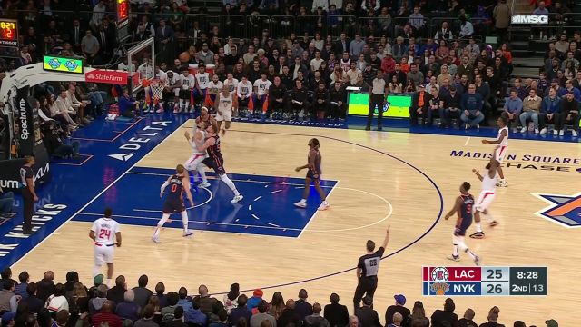 【2023年11月07日 快船vs尼克斯集锦】打出高效命中率 哈登中投三分连续命中信手拈来