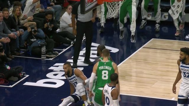 【2023年11月07日 凯尔特人vs森林狼集锦】青筋暴起！布朗晃开唐斯炸裂隔扣戈贝尔