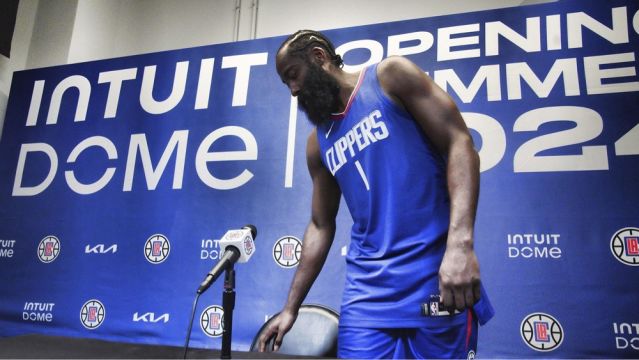 【2023年11月07日 快船vs尼克斯集锦】哈登本人确认战尼克斯复出，预计更多地会打无球，威少担任主力控卫